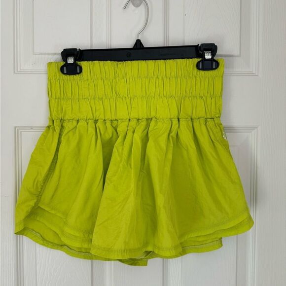 Lime, green, free people, free, Movement, athletic skort (medium) - Picture 1 of 4